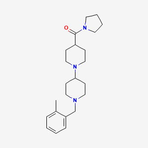 1'-(2-methylbenzyl)-4-(1-pyrrolidinylcarbonyl)-1,4'-bipiperidine