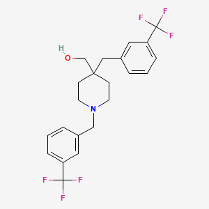 {1,4-bis[3-(trifluoromethyl)benzyl]-4-piperidinyl}methanol