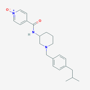 N-[1-(4-isobutylbenzyl)-3-piperidinyl]isonicotinamide 1-oxide