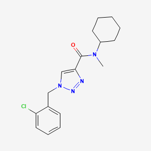 1-(2-chlorobenzyl)-N-cyclohexyl-N-methyl-1H-1,2,3-triazole-4-carboxamide