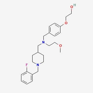 2-(4-{[{[1-(2-fluorobenzyl)-4-piperidinyl]methyl}(2-methoxyethyl)amino]methyl}phenoxy)ethanol