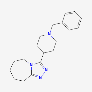 3-(1-benzylpiperidin-4-yl)-6,7,8,9-tetrahydro-5H-[1,2,4]triazolo[4,3-a]azepine