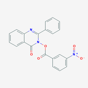 3-({3-nitrobenzoyl}oxy)-2-phenyl-4(3H)-quinazolinone