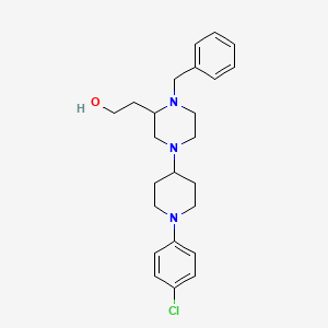 2-{1-benzyl-4-[1-(4-chlorophenyl)-4-piperidinyl]-2-piperazinyl}ethanol