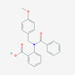 2-[Benzoyl(4-methoxybenzyl)amino]benzoic acid