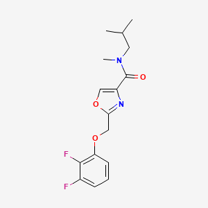 2-[(2,3-difluorophenoxy)methyl]-N-isobutyl-N-methyl-1,3-oxazole-4-carboxamide