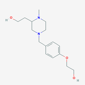 2-{4-[4-(2-hydroxyethoxy)benzyl]-1-methyl-2-piperazinyl}ethanol