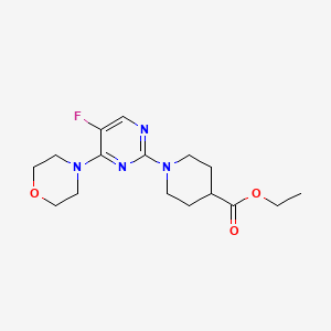 ethyl 1-(5-fluoro-4-morpholin-4-ylpyrimidin-2-yl)piperidine-4-carboxylate