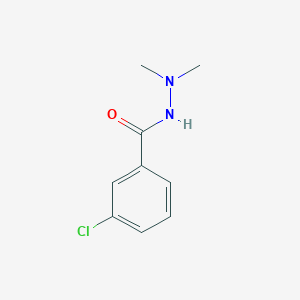 molecular formula C9H11ClN2O B378637 3-chloro-N',N'-dimethylbenzohydrazide CAS No. 67655-87-2