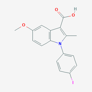 molecular formula C17H14INO3 B378638 1-(4-iodophenyl)-5-methoxy-2-methyl-1H-indole-3-carboxylic acid CAS No. 325739-91-1