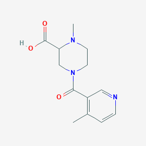 1-methyl-4-[(4-methylpyridin-3-yl)carbonyl]piperazine-2-carboxylic acid