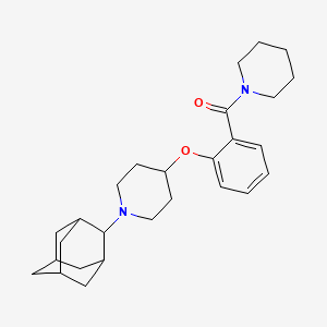 1-(2-adamantyl)-4-[2-(1-piperidinylcarbonyl)phenoxy]piperidine