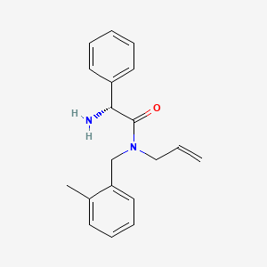 (2R)-N-allyl-2-amino-N-(2-methylbenzyl)-2-phenylacetamide hydrochloride