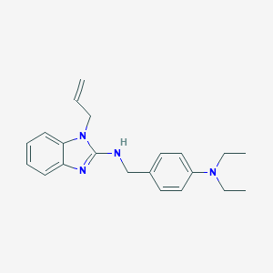 molecular formula C21H26N4 B378682 1-allyl-N-[4-(diethylamino)benzyl]-1H-benzimidazol-2-amine 