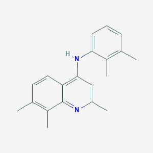 molecular formula C20H22N2 B378683 N-(2,3-dimethylphenyl)-2,7,8-trimethylquinolin-4-amine 