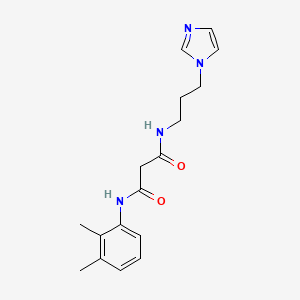 N-(2,3-dimethylphenyl)-N'-[3-(1H-imidazol-1-yl)propyl]malonamide