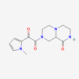 8-[(1-methyl-1H-pyrrol-2-yl)(oxo)acetyl]hexahydro-2H-pyrazino[1,2-a]pyrazin-1(6H)-one