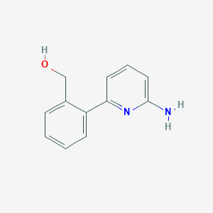 [2-(6-aminopyridin-2-yl)phenyl]methanol