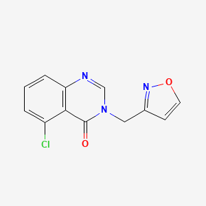 5-Chloro-3-(1,2-oxazol-3-ylmethyl)quinazolin-4-one