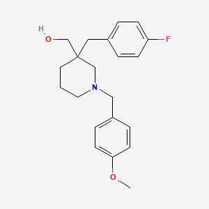 [3-(4-fluorobenzyl)-1-(4-methoxybenzyl)-3-piperidinyl]methanol