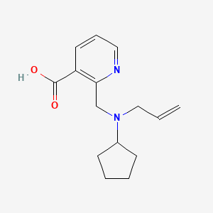 2-{[allyl(cyclopentyl)amino]methyl}nicotinic acid