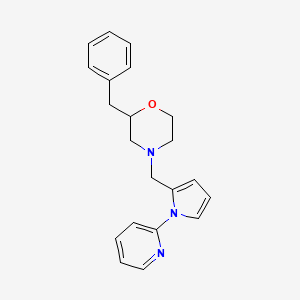 2-Benzyl-4-[(1-pyridin-2-ylpyrrol-2-yl)methyl]morpholine