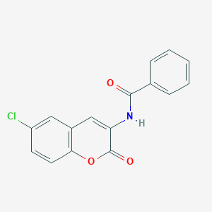 N-(6-chloro-2-oxo-2H-chromen-3-yl)benzamide