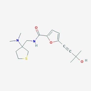 N-{[3-(dimethylamino)tetrahydro-3-thienyl]methyl}-5-(3-hydroxy-3-methylbut-1-yn-1-yl)-2-furamide