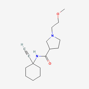 N-(1-ethynylcyclohexyl)-1-(2-methoxyethyl)pyrrolidine-3-carboxamide