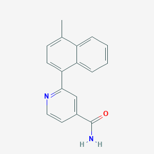 2-(4-methyl-1-naphthyl)isonicotinamide