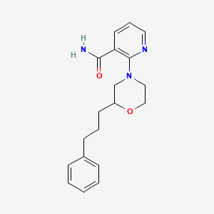 2-[2-(3-phenylpropyl)-4-morpholinyl]nicotinamide