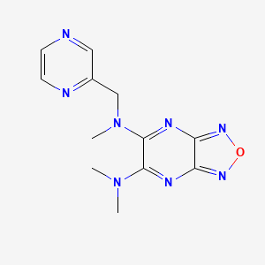 N,N,N'-trimethyl-N'-(2-pyrazinylmethyl)[1,2,5]oxadiazolo[3,4-b]pyrazine-5,6-diamine