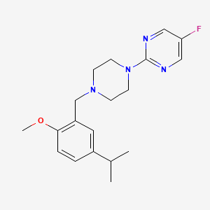 5-fluoro-2-[4-(5-isopropyl-2-methoxybenzyl)piperazin-1-yl]pyrimidine