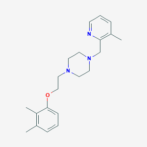 1-[2-(2,3-dimethylphenoxy)ethyl]-4-[(3-methylpyridin-2-yl)methyl]piperazine