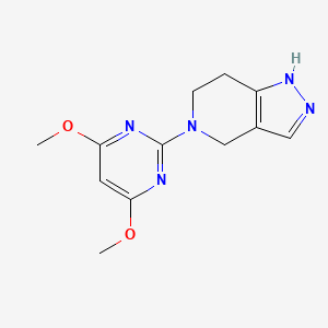 5-(4,6-Dimethoxypyrimidin-2-yl)-1,4,6,7-tetrahydropyrazolo[4,3-c]pyridine