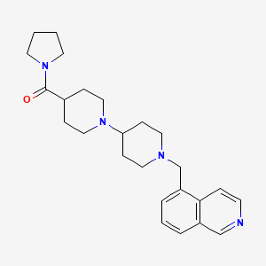 1'-(5-isoquinolinylmethyl)-4-(1-pyrrolidinylcarbonyl)-1,4'-bipiperidine