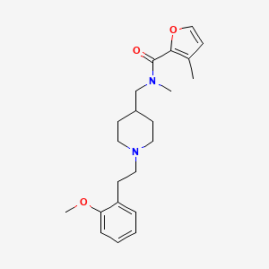 N-({1-[2-(2-methoxyphenyl)ethyl]-4-piperidinyl}methyl)-N,3-dimethyl-2-furamide