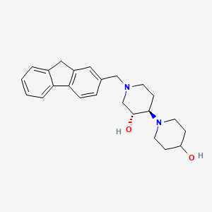 (3'R*,4'R*)-1'-(9H-fluoren-2-ylmethyl)-1,4'-bipiperidine-3',4-diol