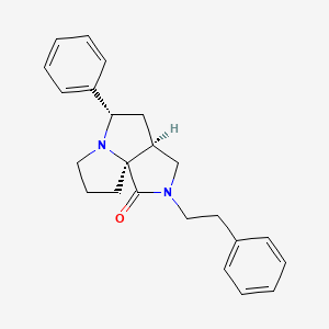 (1S,5S,7S)-7-phenyl-3-(2-phenylethyl)-3,8-diazatricyclo[6.3.0.01,5]undecan-2-one