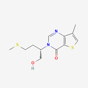 3-[(2S)-1-hydroxy-4-methylsulfanylbutan-2-yl]-7-methylthieno[3,2-d]pyrimidin-4-one