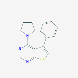 5-Phenyl-4-pyrrolidin-1-ylthieno[2,3-d]pyrimidine