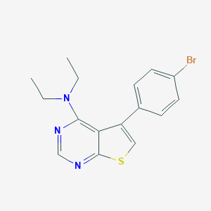 5-(4-bromophenyl)-N,N-diethylthieno[2,3-d]pyrimidin-4-amine