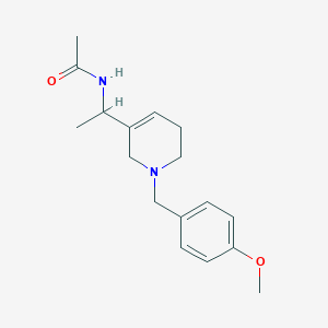 N-{1-[1-(4-methoxybenzyl)-1,2,5,6-tetrahydropyridin-3-yl]ethyl}acetamide