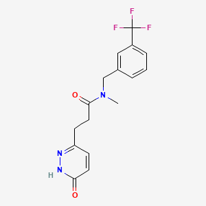 N-methyl-3-(6-oxo-1,6-dihydro-3-pyridazinyl)-N-[3-(trifluoromethyl)benzyl]propanamide