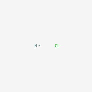 molecular formula HCl<br>ClH B037886 氢化氯 CAS No. 123864-74-4