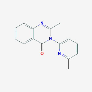 2-Methyl-3-(6-methylpyridin-2-yl)quinazolin-4-one