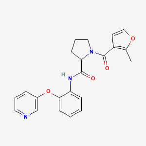 1-(2-methyl-3-furoyl)-N-[2-(3-pyridinyloxy)phenyl]prolinamide