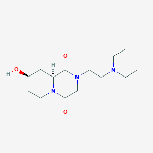 (8R,9aS)-2-[2-(diethylamino)ethyl]-8-hydroxy-3,6,7,8,9,9a-hexahydropyrido[1,2-a]pyrazine-1,4-dione