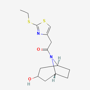 (3-endo)-8-{[2-(ethylthio)-1,3-thiazol-4-yl]acetyl}-8-azabicyclo[3.2.1]octan-3-ol