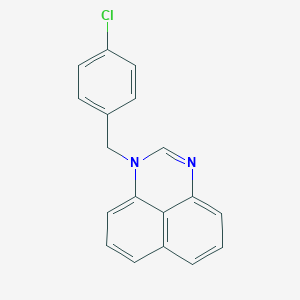 molecular formula C18H13ClN2 B378907 1-(4-chlorobenzyl)-1H-perimidine CAS No. 487020-40-6
